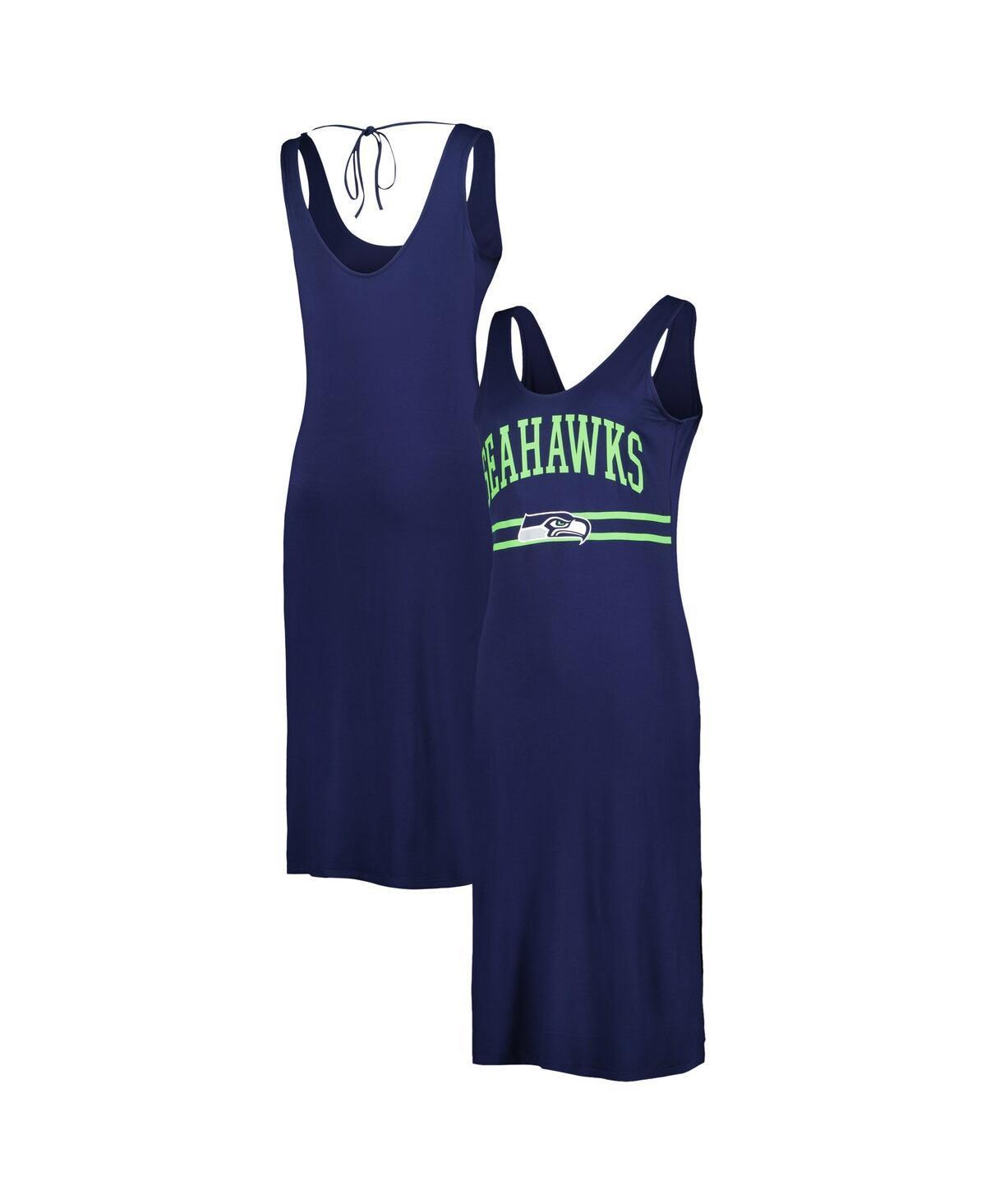 Womens G-III 4Her by Carl Banks College Seattle Seahawks Training V-Neck Maxi Dress Blue Product Image