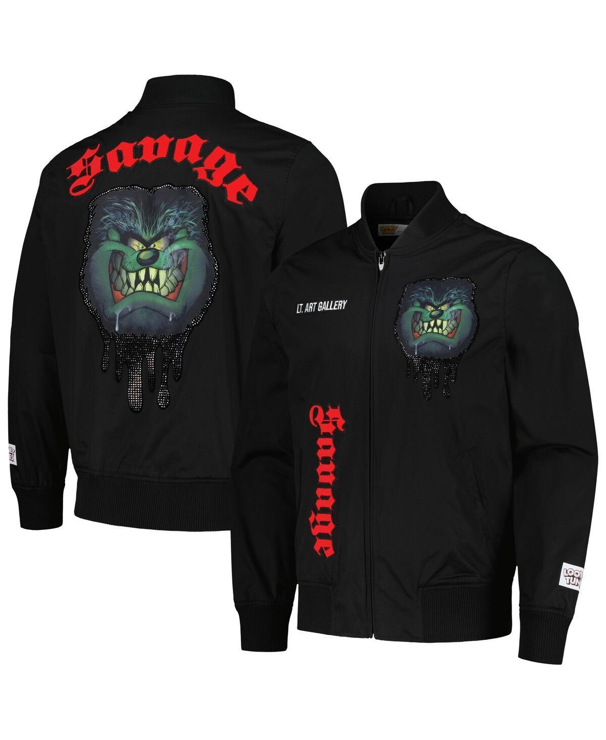 Mens Freeze Max Black Looney Tunes Taz Halloween Twill Full-Zip Jacket Product Image