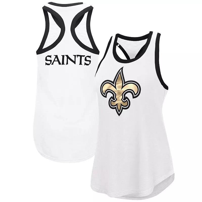 Women's G-III 4Her by Carl Banks White New Orleans Saints Tater Tank Top,  Product Image
