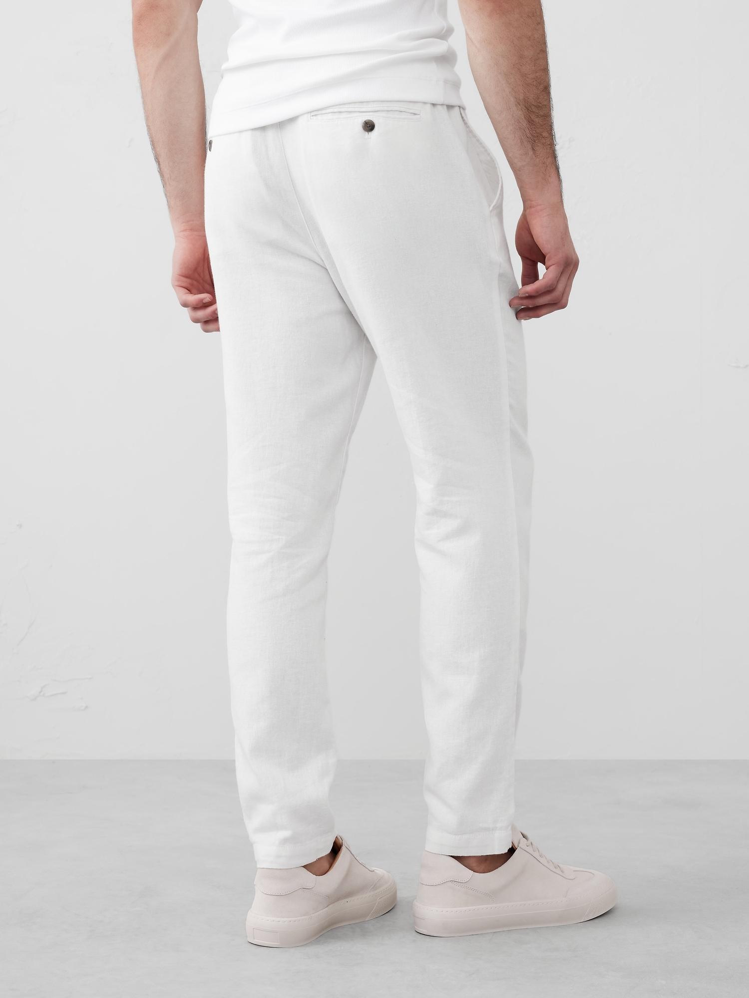 Athletic Linen-Blend Pant Product Image