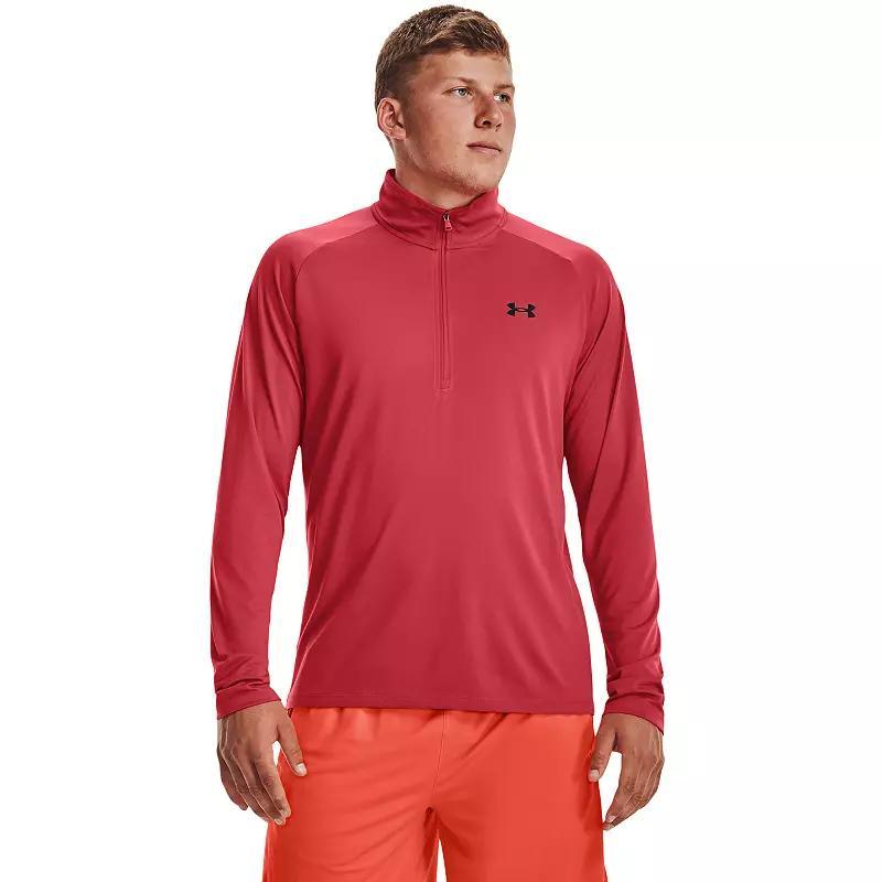 Mens UA Tech  Zip Long Sleeve Product Image