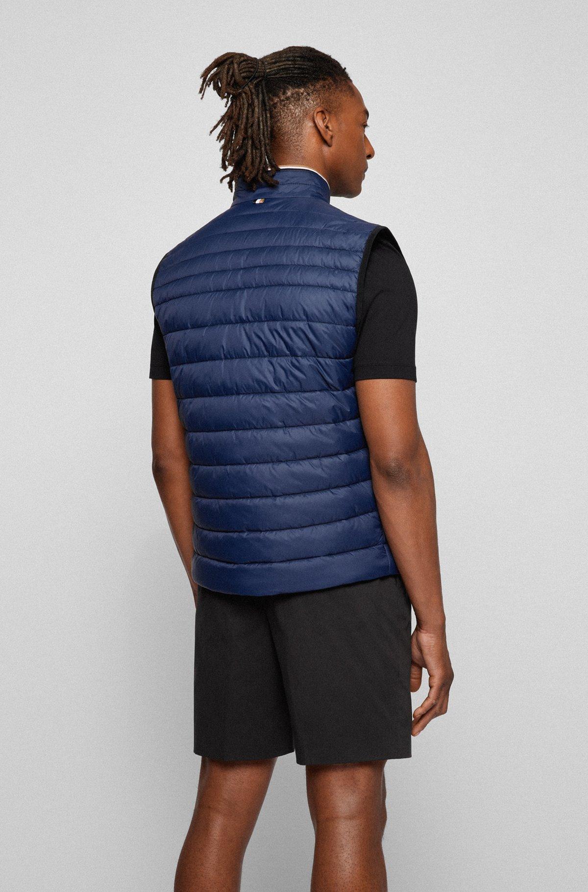 Water-repellent gilet with 3D-logo tape Product Image