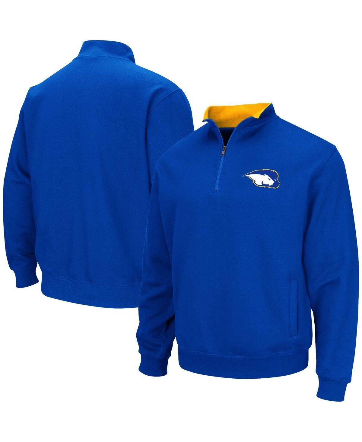 Mens Colosseum Blue Hofstra University Pride Tortugas Quarter-Zip Sweatshirt Product Image