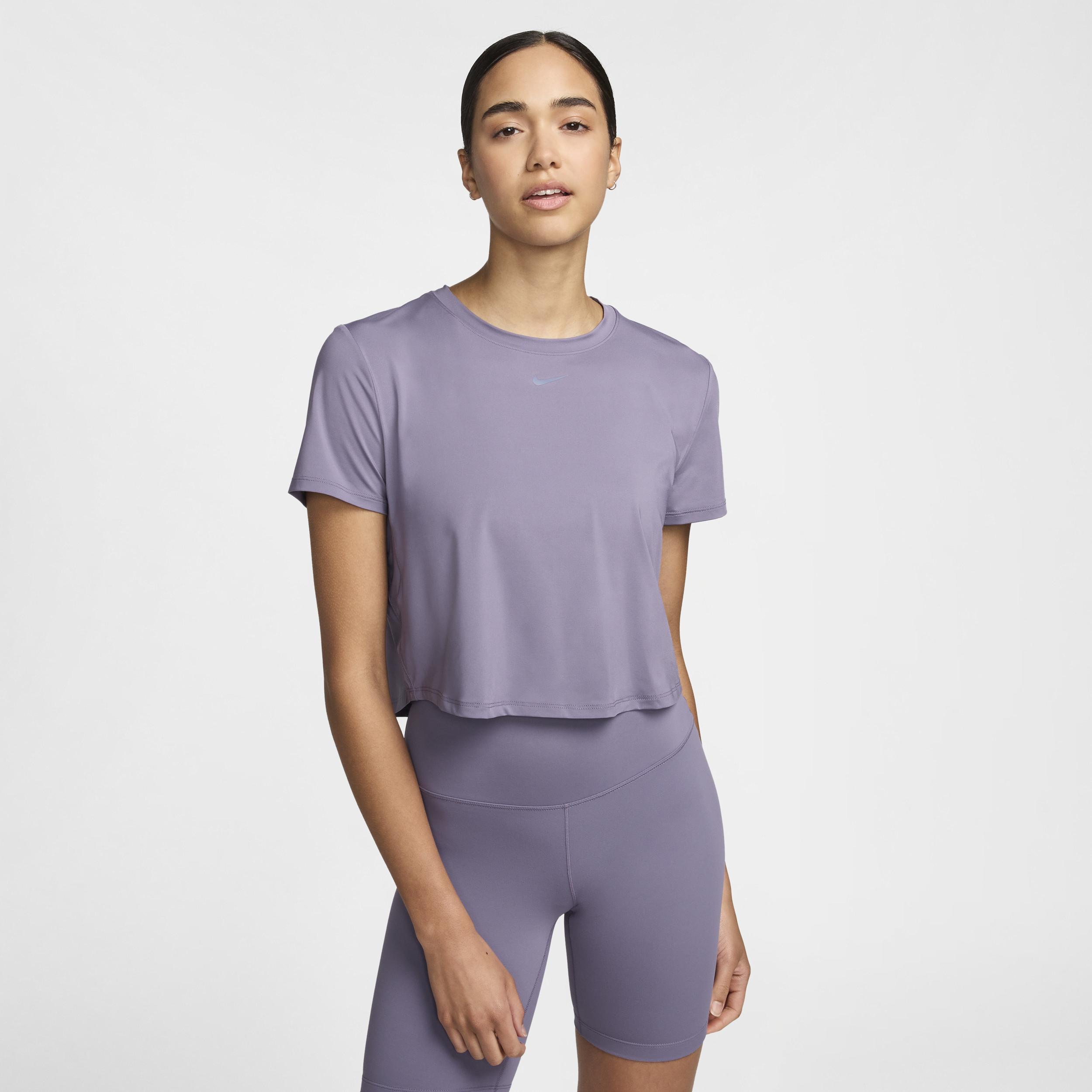 Nike Women's One Classic Dri-FIT Short-Sleeve Cropped Top Product Image