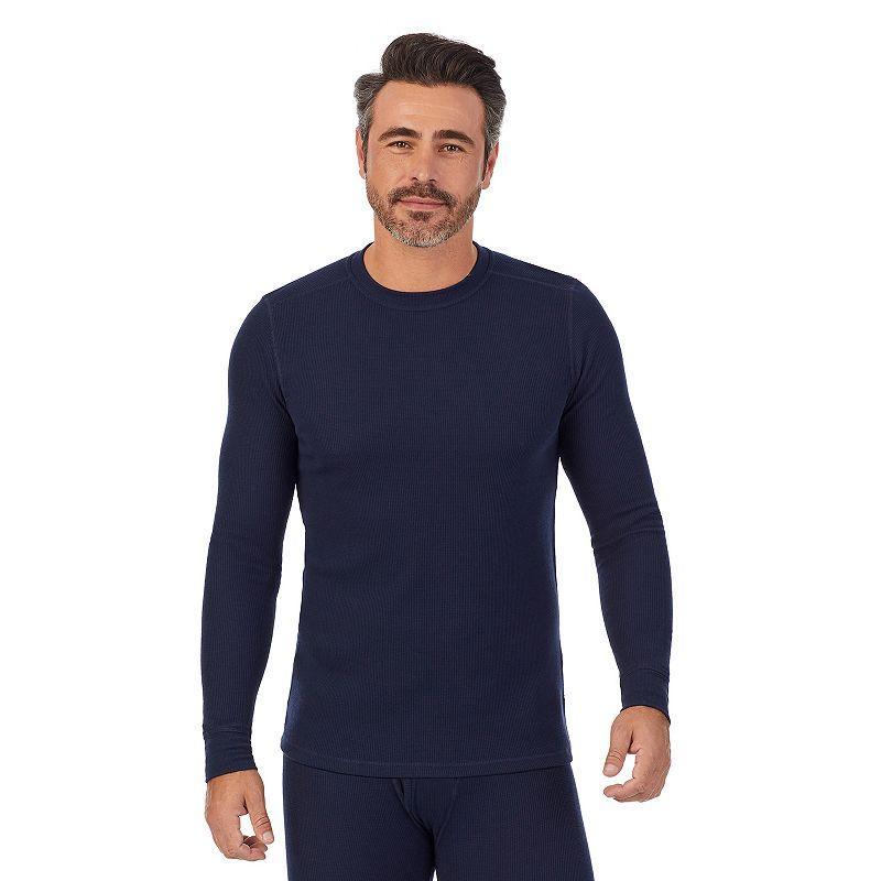 Mens Cuddl Duds Midweight Waffle Thermal Performance Base Layer Crew Top Product Image