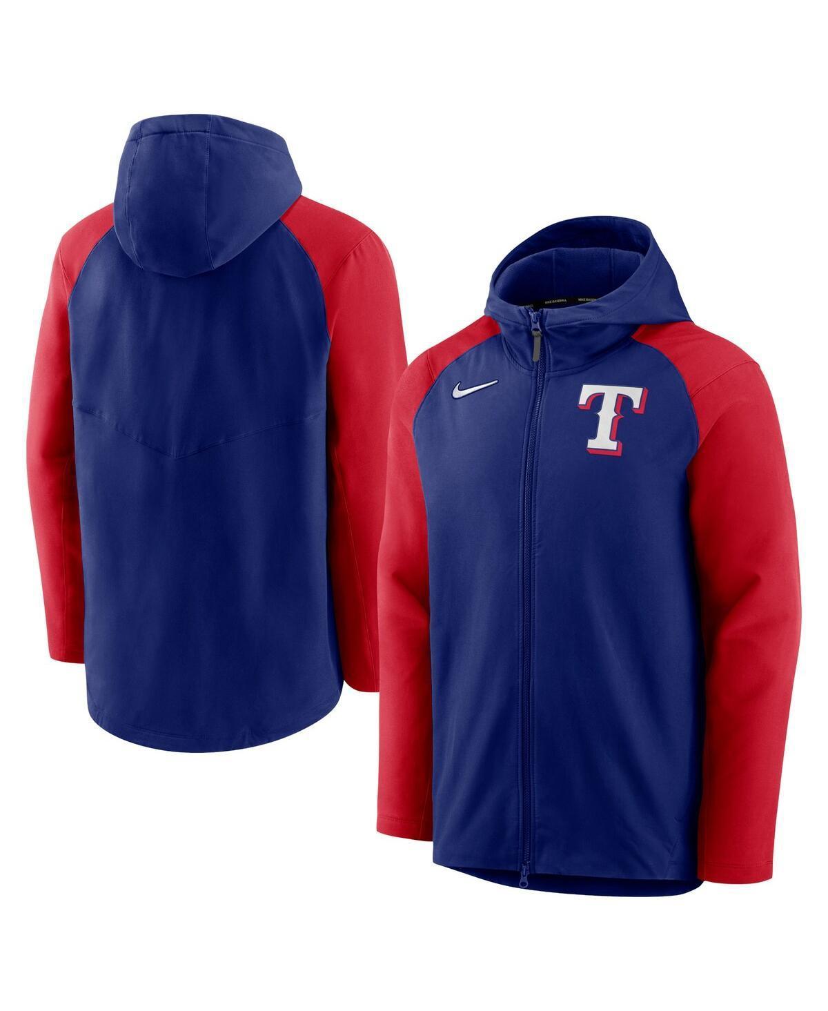 Mens Nike /Red Minnesota Twins Authentic Collection Performance Raglan Full-Zip Hoodie Blue Product Image