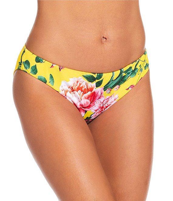 Gibson & Latimer Milan Floral Garden Classic Hipster Swim Bottom Product Image