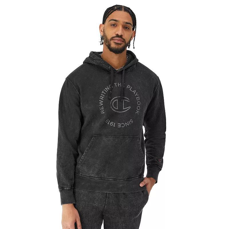 Mens Champion Mineral Dye Graphic Hoodie, Since 1919 Surf The Web 2XL Product Image