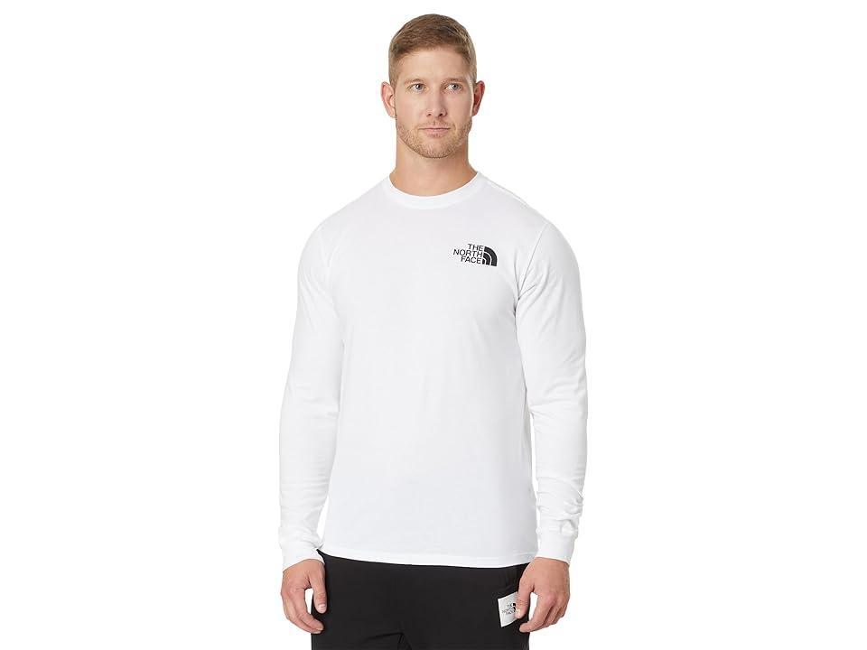 The North Face Men's L/S Box NSE Tee (Muted Pine) Men's T Shirt Product Image