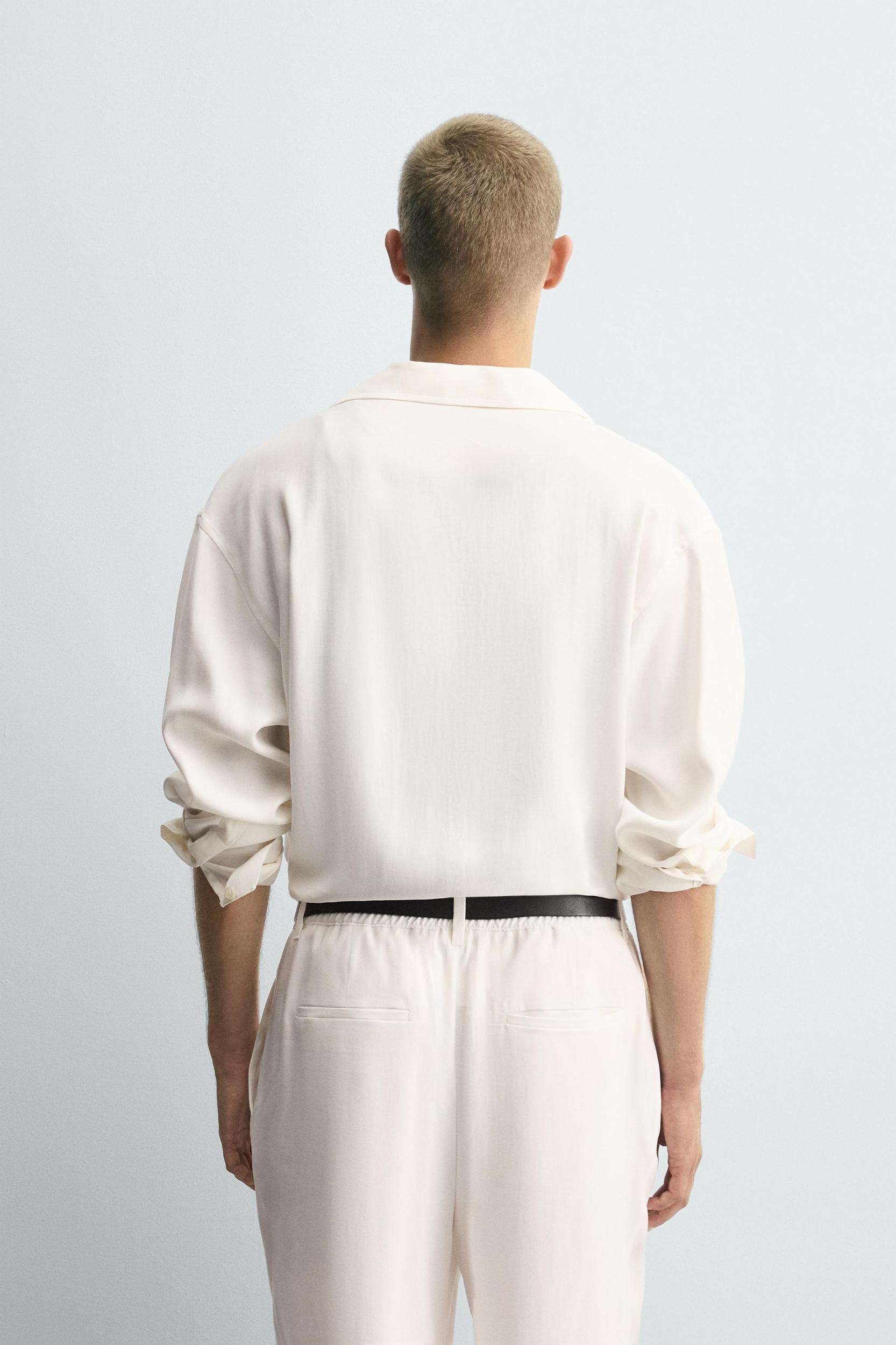RELAXED FIT FLOWY SHIRT Product Image