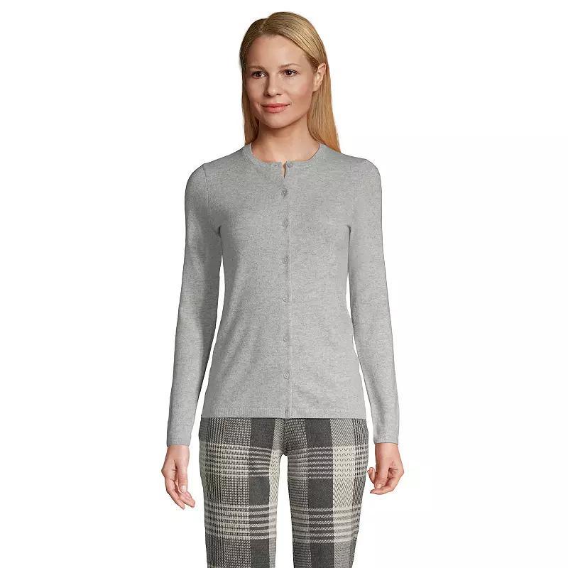 Women's Lands' End Classic Cashmere Cardigan Sweater,  Product Image