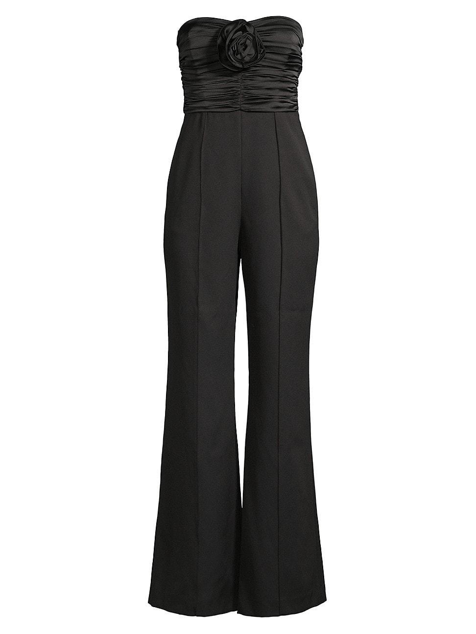 Womens Saoirse Ruched Cady Flared Jumpsuit Product Image