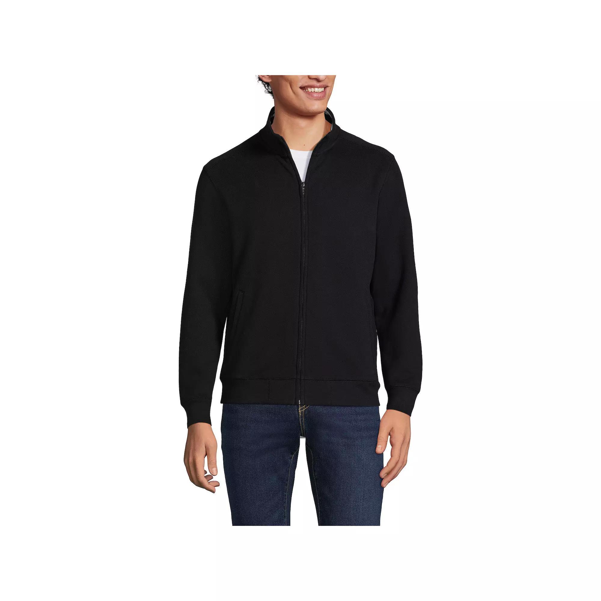 Men's Lands' End Serious Sweats Long Sleeve Zip-Up Sweatshirt,  Product Image