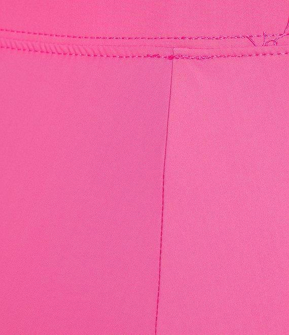 IC Collection Slim Stretch Knit Cropped Pants Product Image