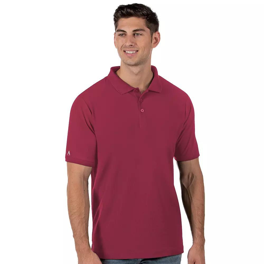 Men's Antigua Legacy Fitted Pique Polo, Size: XL, Red Product Image