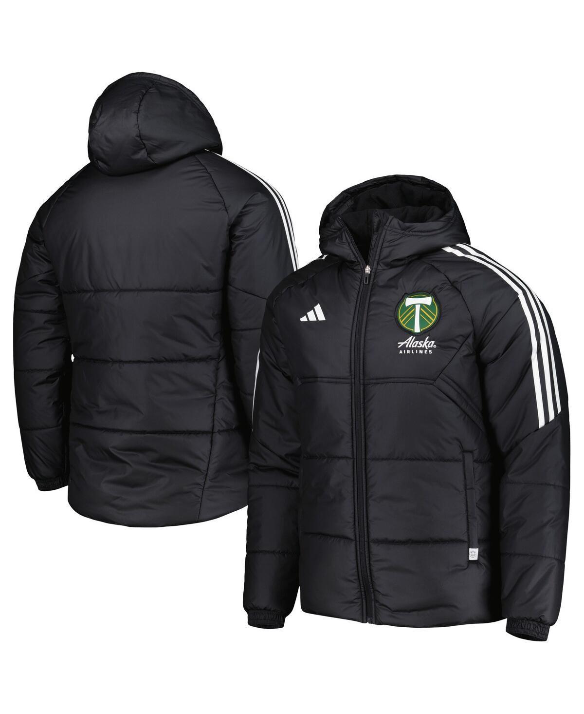 Mens adidas Portland Timbers Winter Raglan Full-Zip Hoodie Jacket Product Image