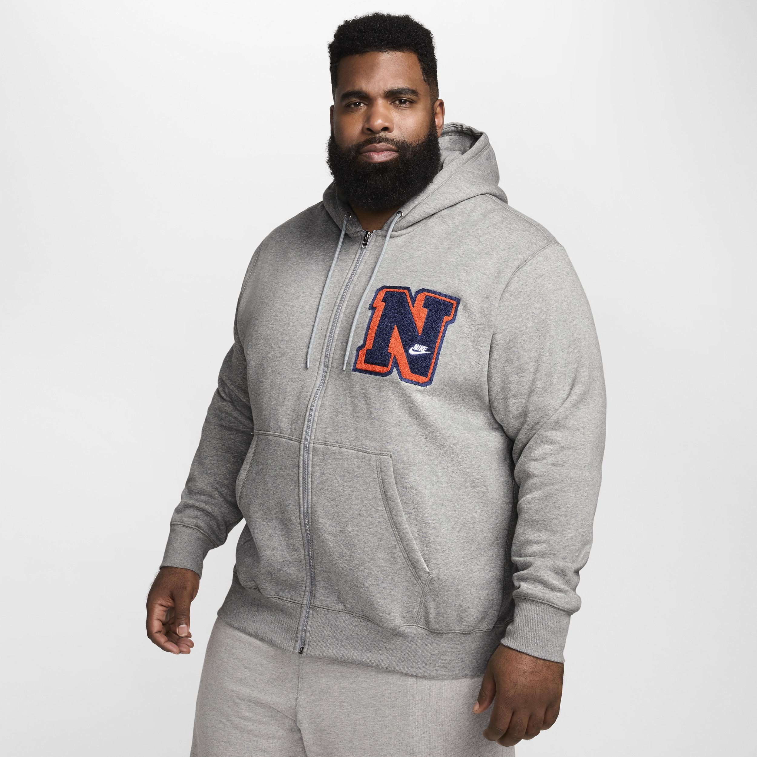 Nike Club Fleece Men's Full-Zip Hoodie Product Image