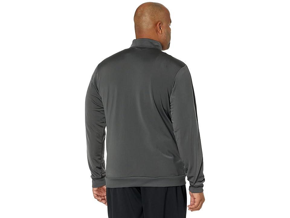 Mens adidas Tricot Track Jacket Dark Gray Grey Product Image