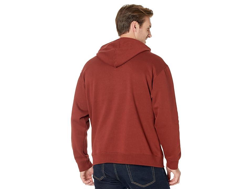 Wolverine Midweight Pullover Hoodie (Fired Brick) Men's Clothing Product Image