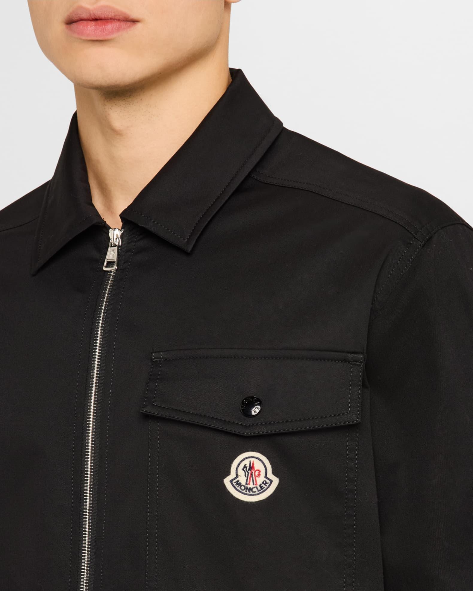 Men's Full-Zip Twill Overshirt Product Image