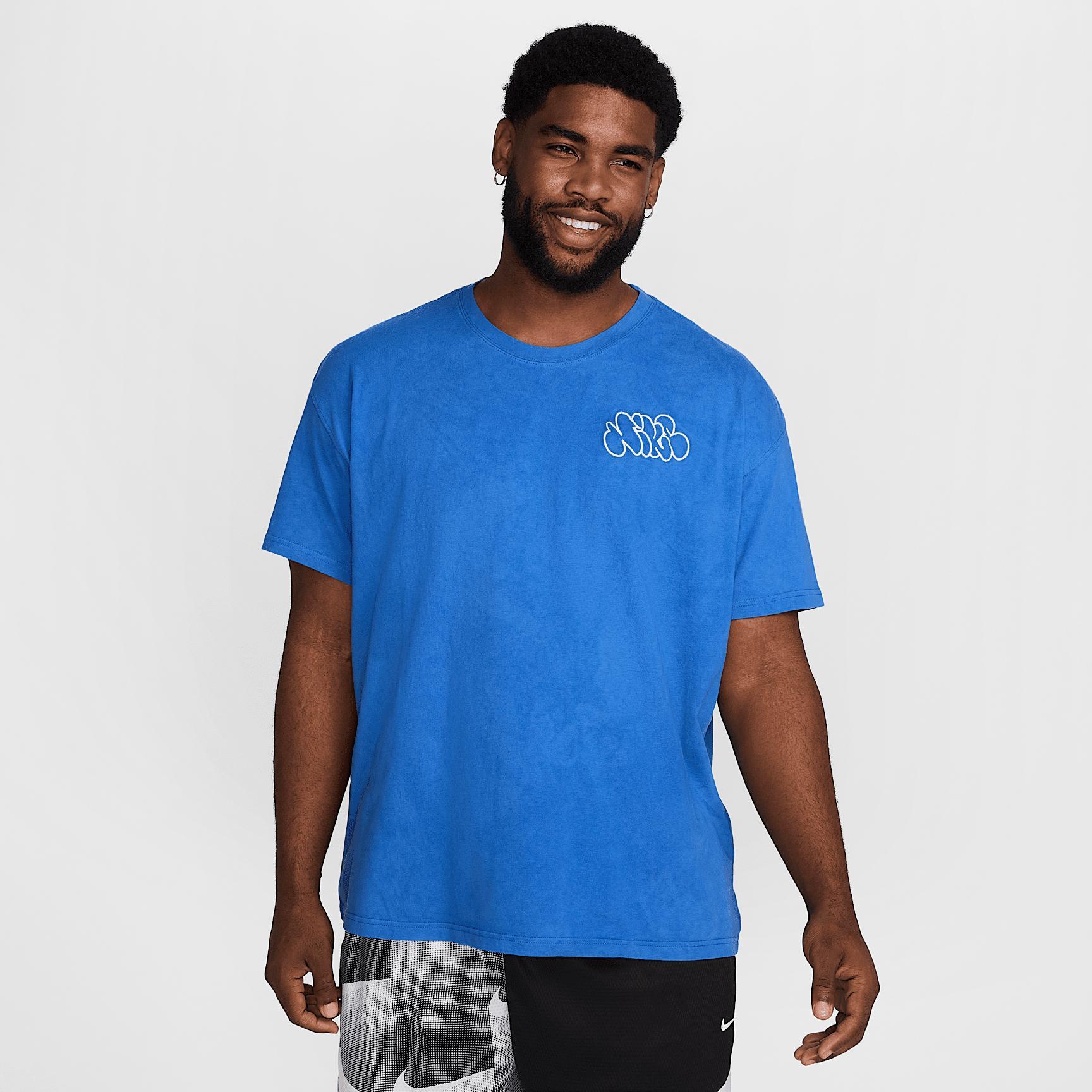 Nike Mens Max90 Basketball T-Shirt | HJ3315-480 Product Image