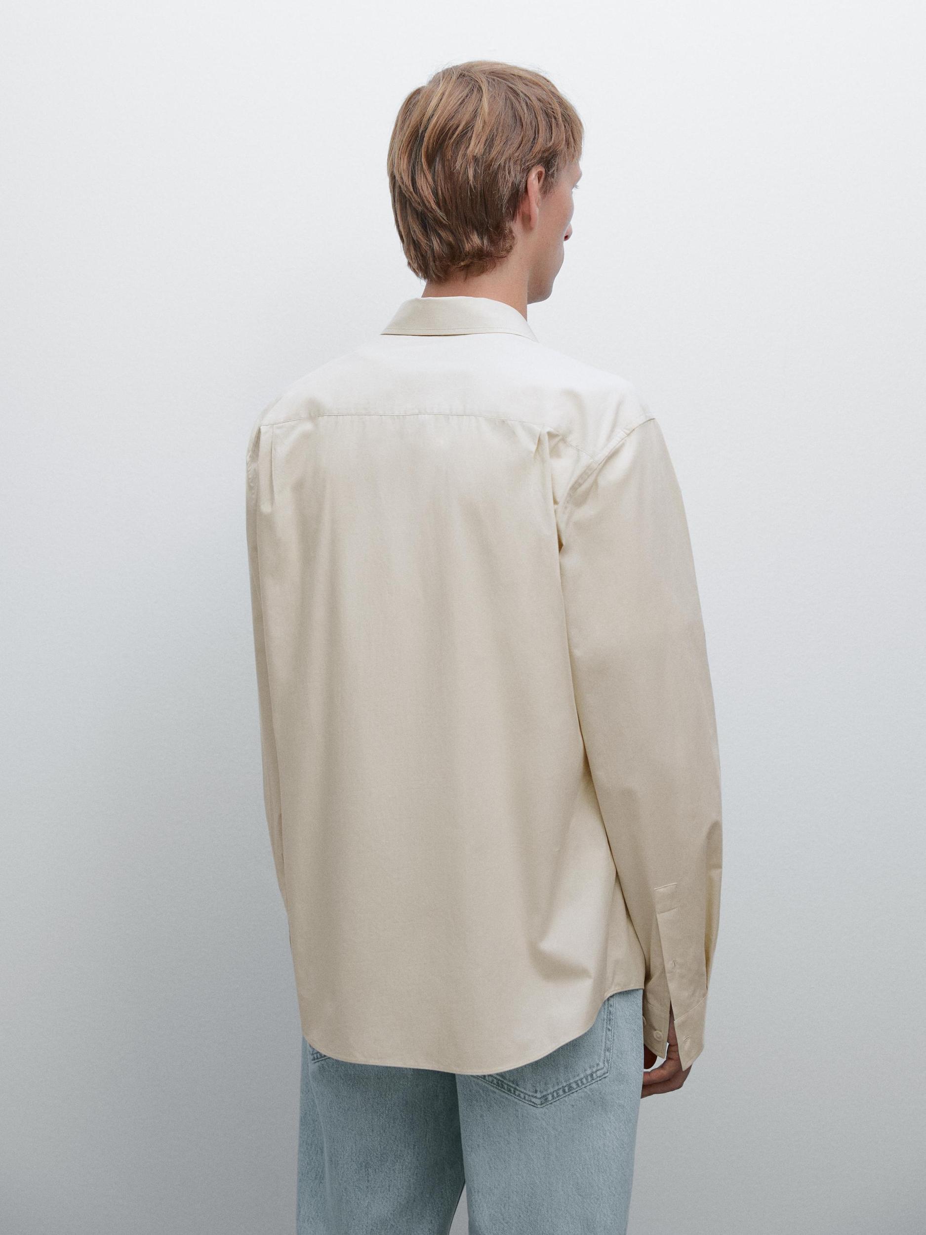 Regular-fit 100% cotton shirt Product Image