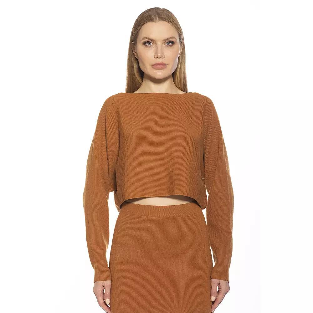 Women's ALEXIA ADMOR Ribbed Knit Dolman Sleeve Top,  Product Image