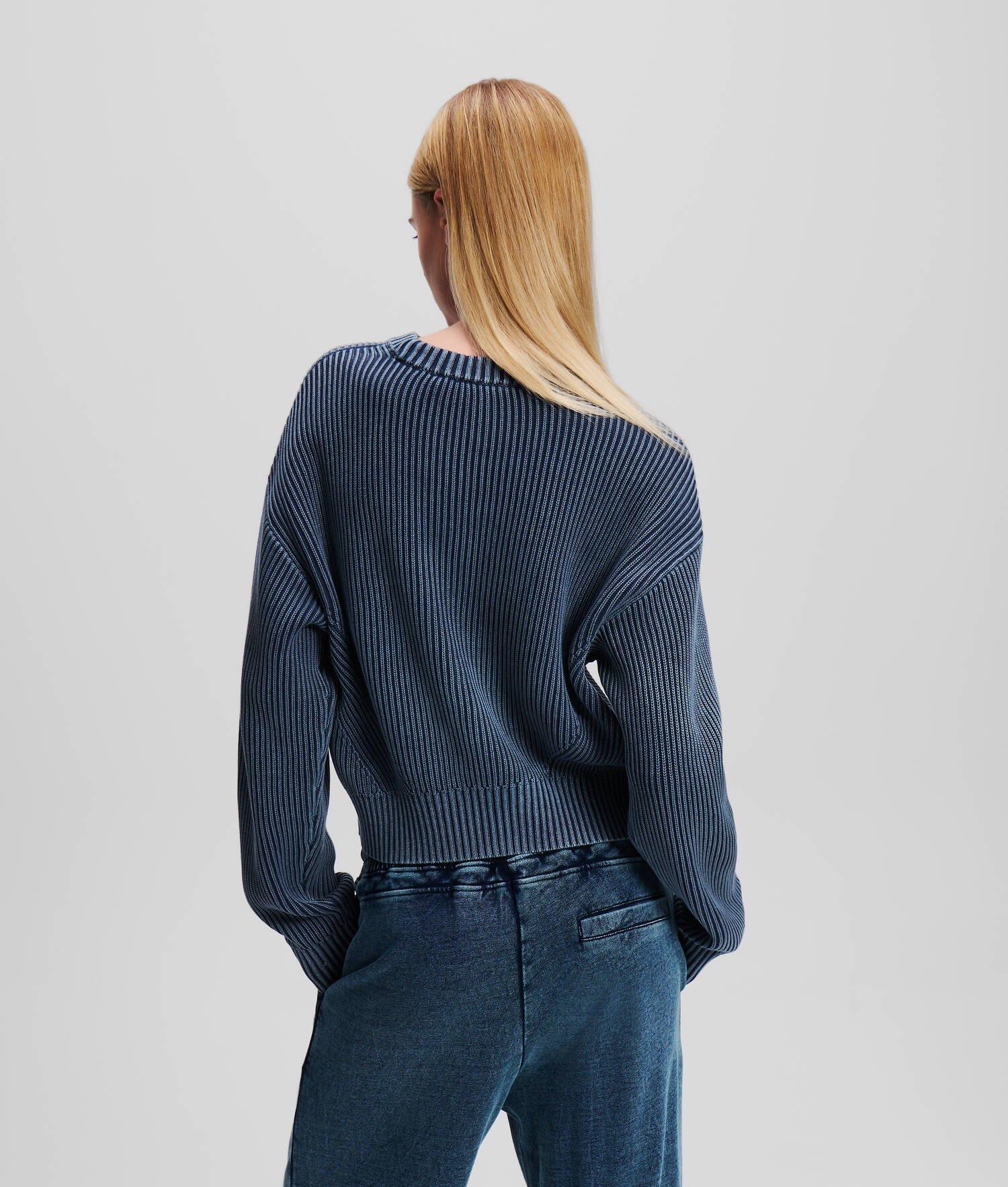 KLJ ACID-WASH SWEATER Product Image