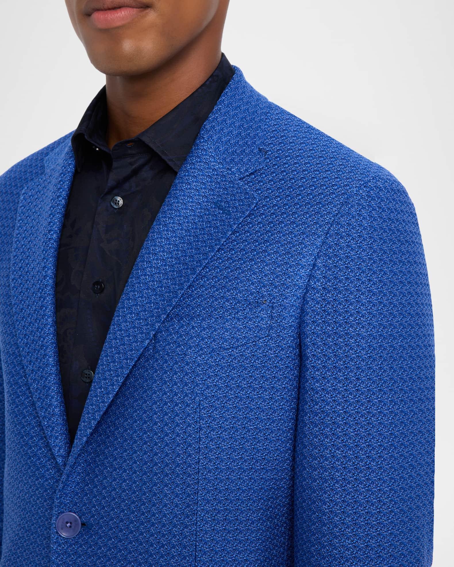 Men's Cotton Jacquard Two-Button Sport Coat Product Image
