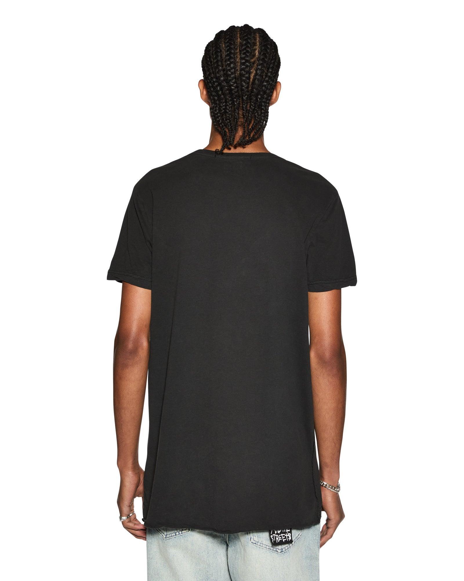 SEEING LINES SS TEE BLACK Male Product Image