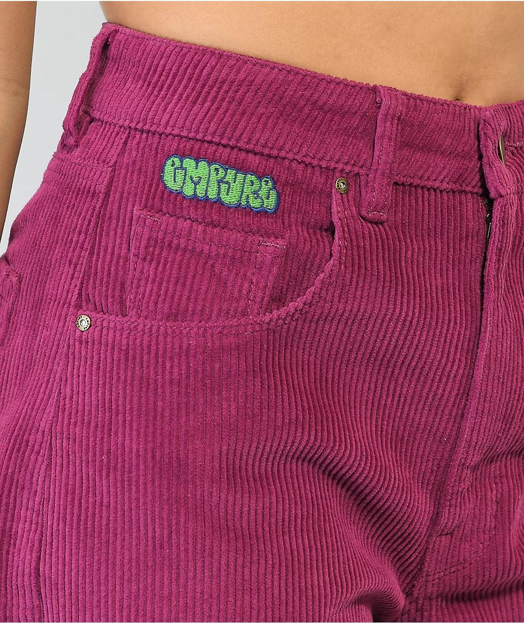 Empyre Tori 90s Berry Corduroy Skate Pants Product Image