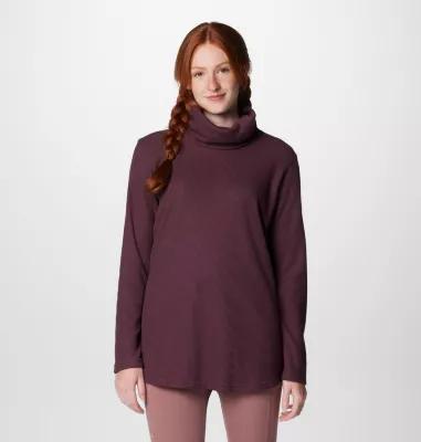 Columbia Women's Holly Hideaway Waffle Cowl Neck Pullover- Product Image