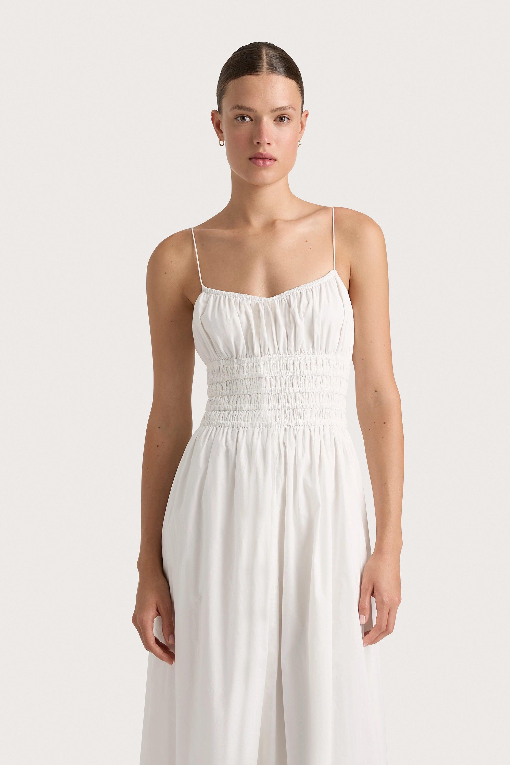 Baia Maxi Dress White - Final Sale Product Image