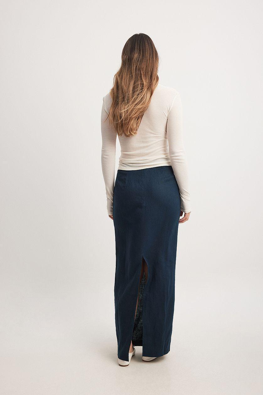 Linen Maxi Skirt Product Image