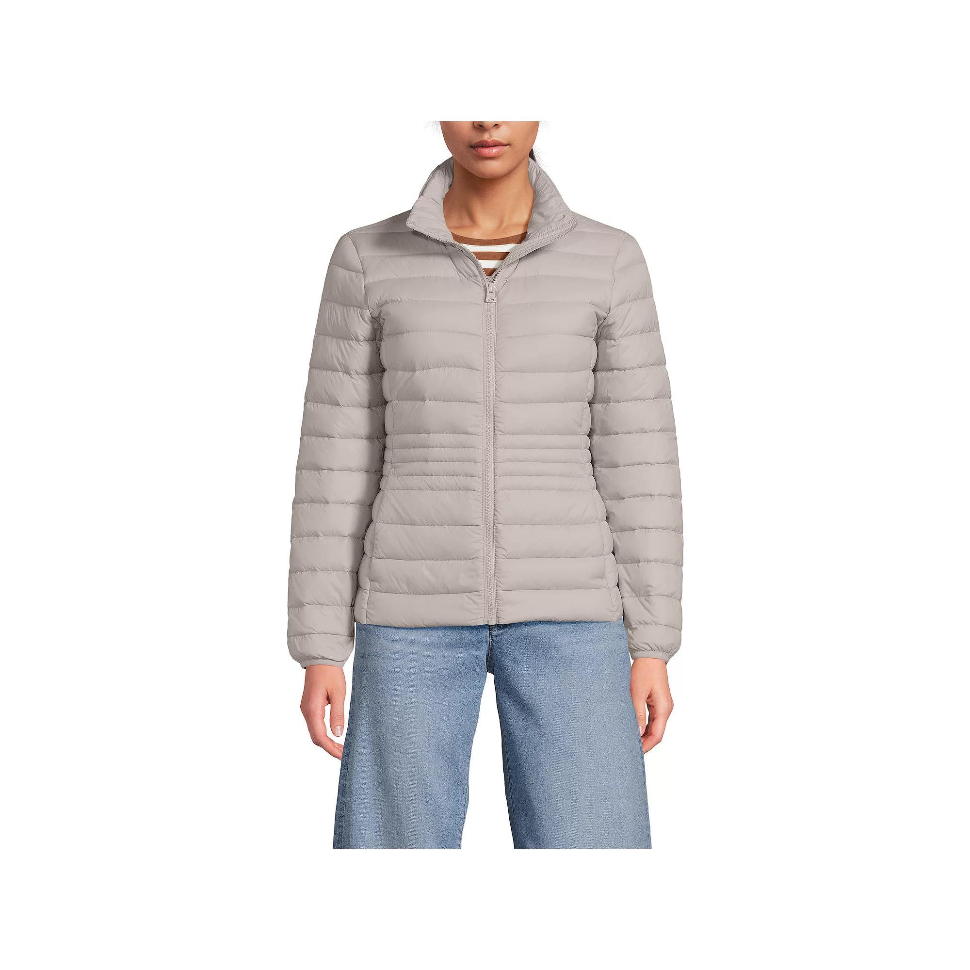 Women's Lands' End Wanderweight Midweight Down Jacket,  Product Image