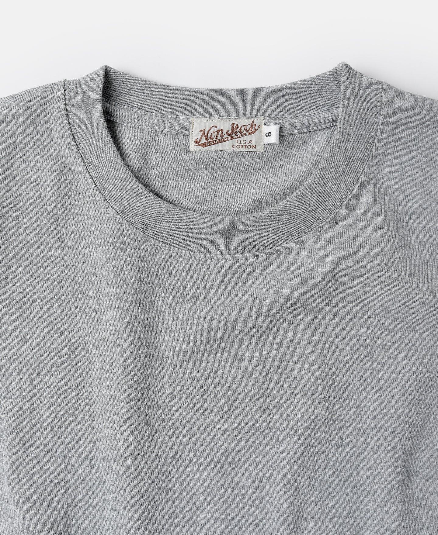 9 oz US Cotton Tubular T-Shirt - Gray Product Image