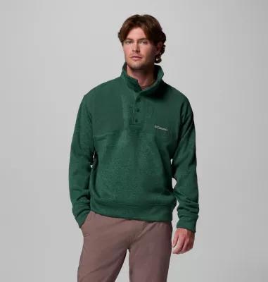 Columbia Mens Sweater Weather Relaxed Fit Half Snap Pullover- Product Image