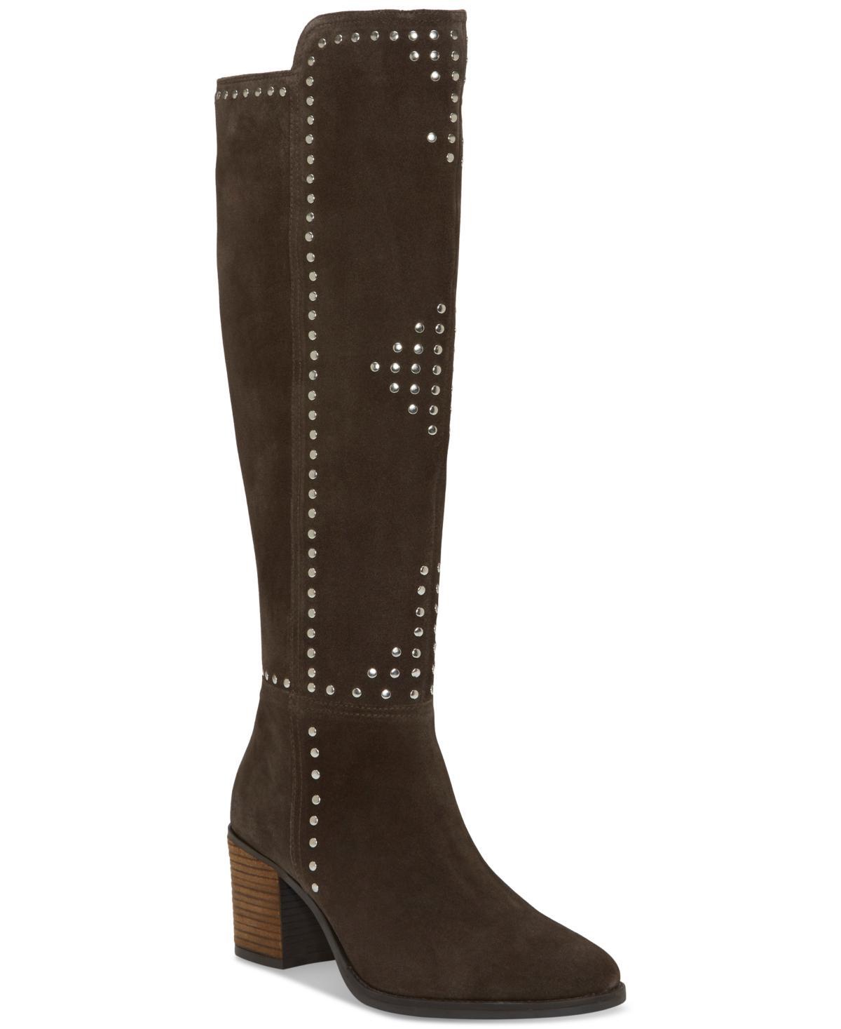 Lucky Brand Womens Bonnay Knee-High Block-Heel Boots Product Image