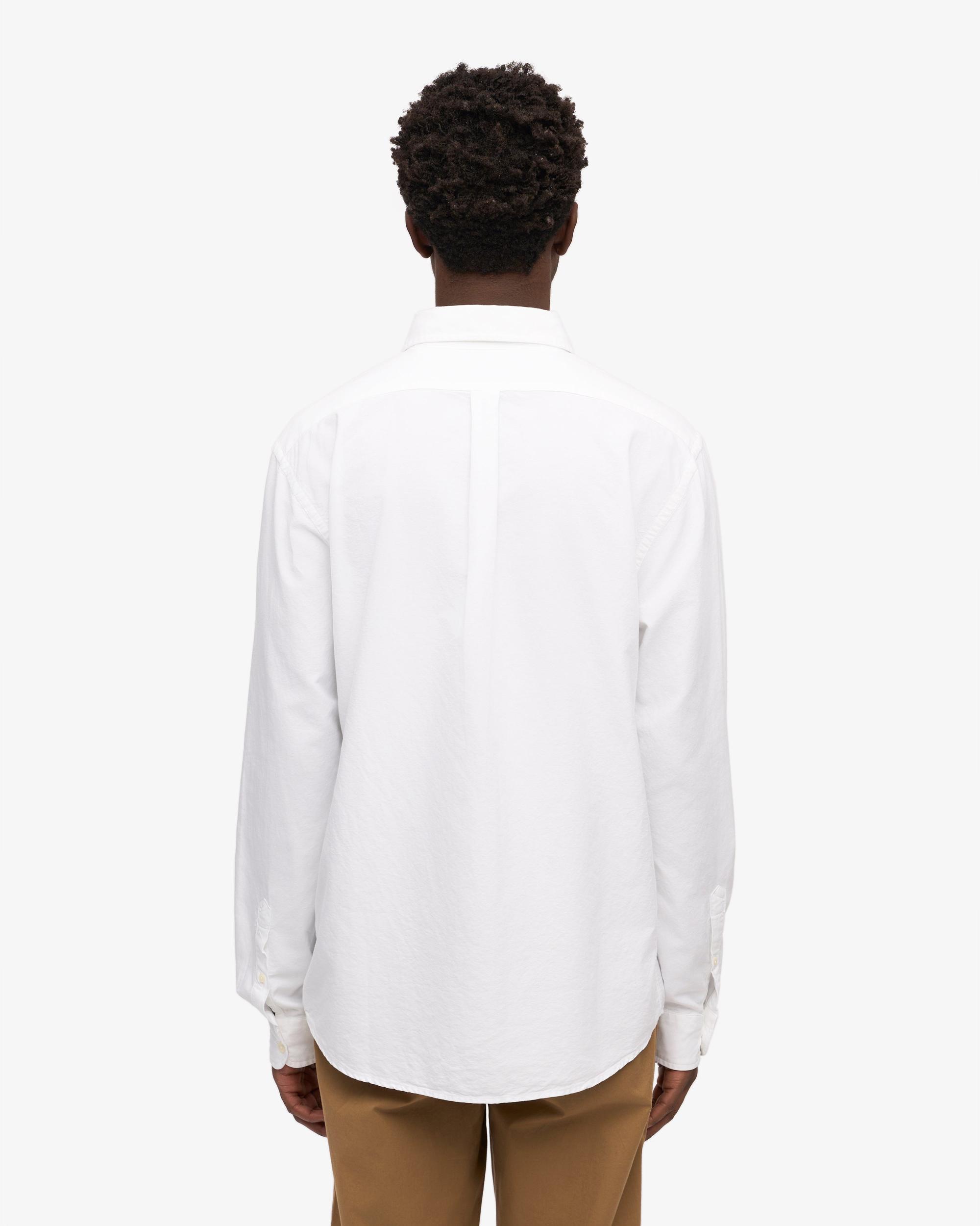 Organic Button Down Shirt - Optical White Product Image