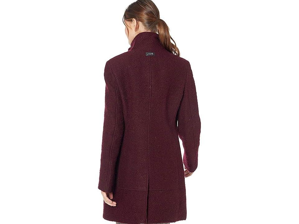 Calvin Klein Women's Wool Jacket (Chianti Black) Women's Coat Product Image