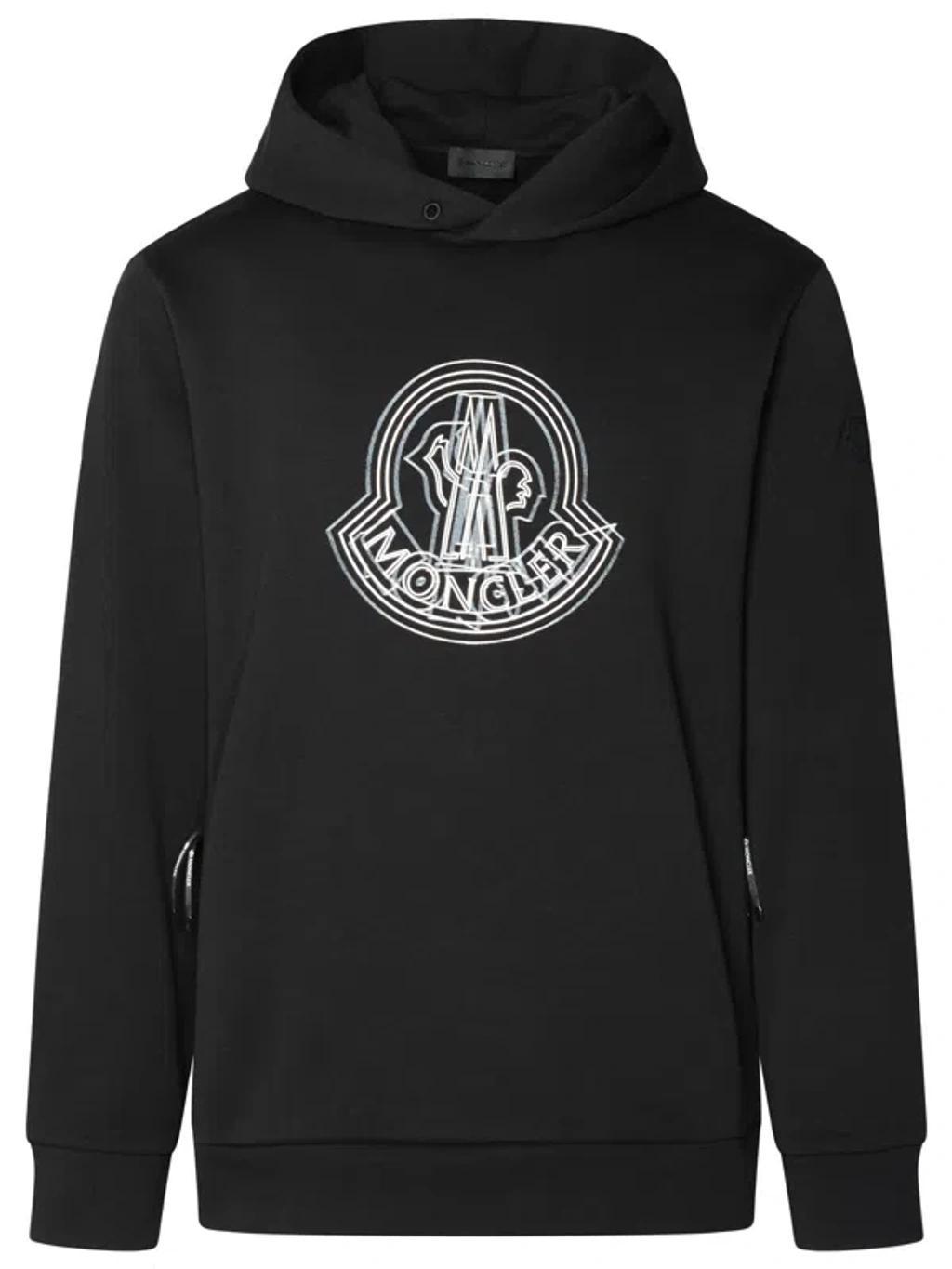 MONCLER Sweatshirts In Black Product Image