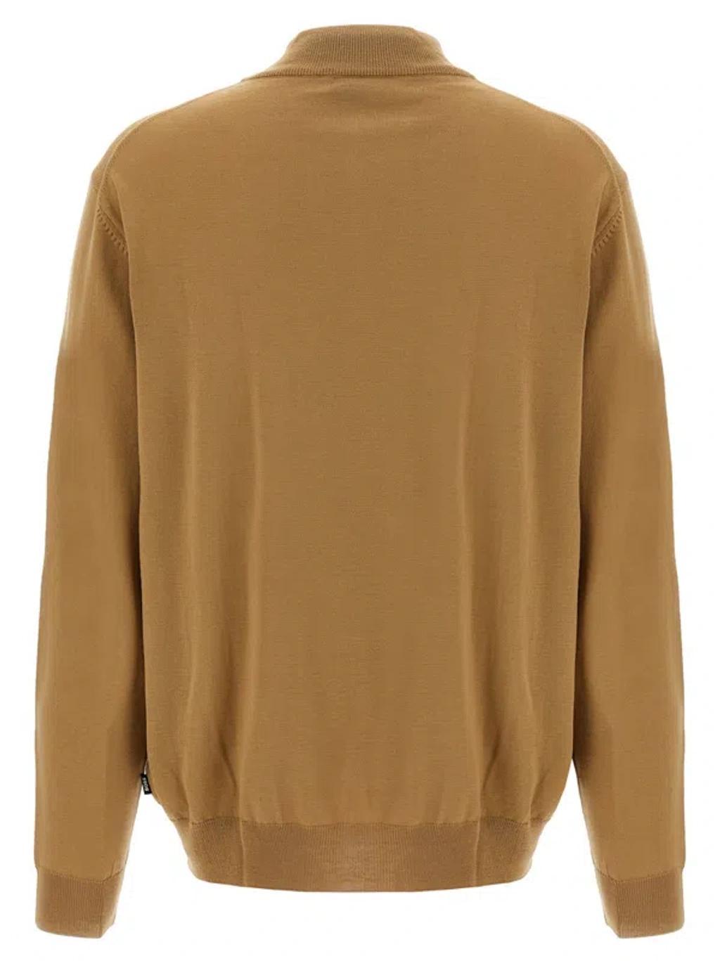 HUGO BOSS Ebenji Sweater In Beige Product Image