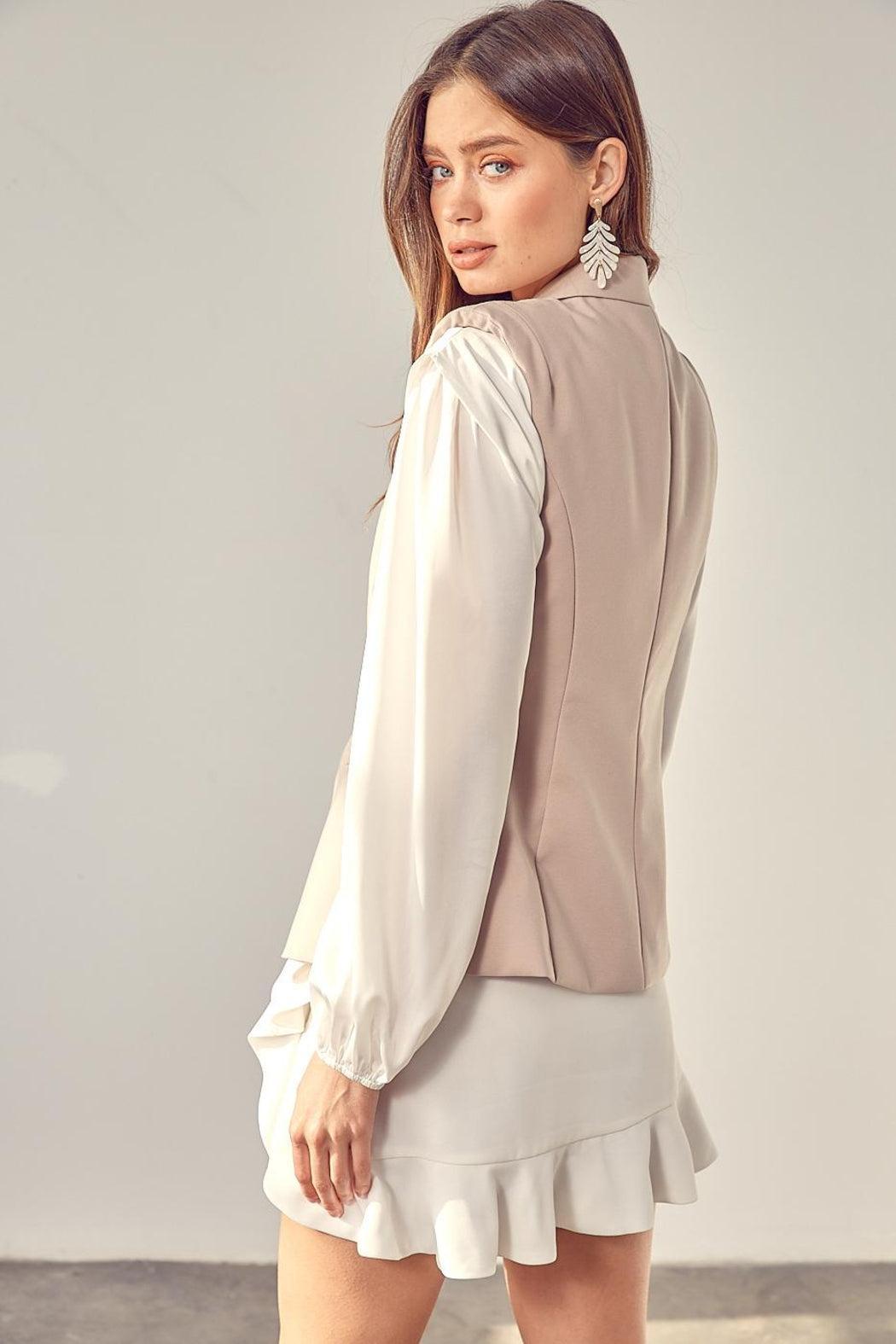 Sleeveless Blazer Product Image