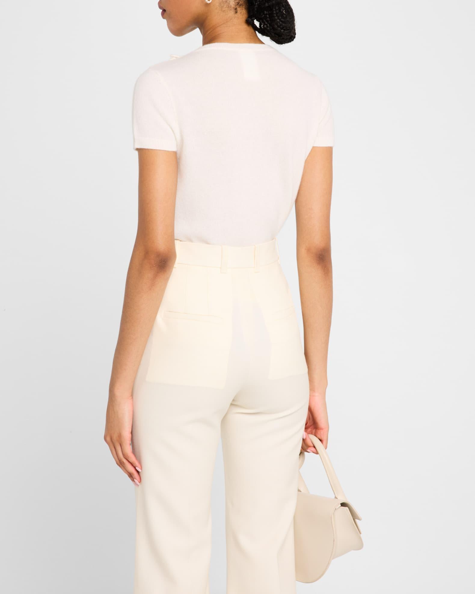 Cashmere Loop & Rhinestone Crewneck Product Image