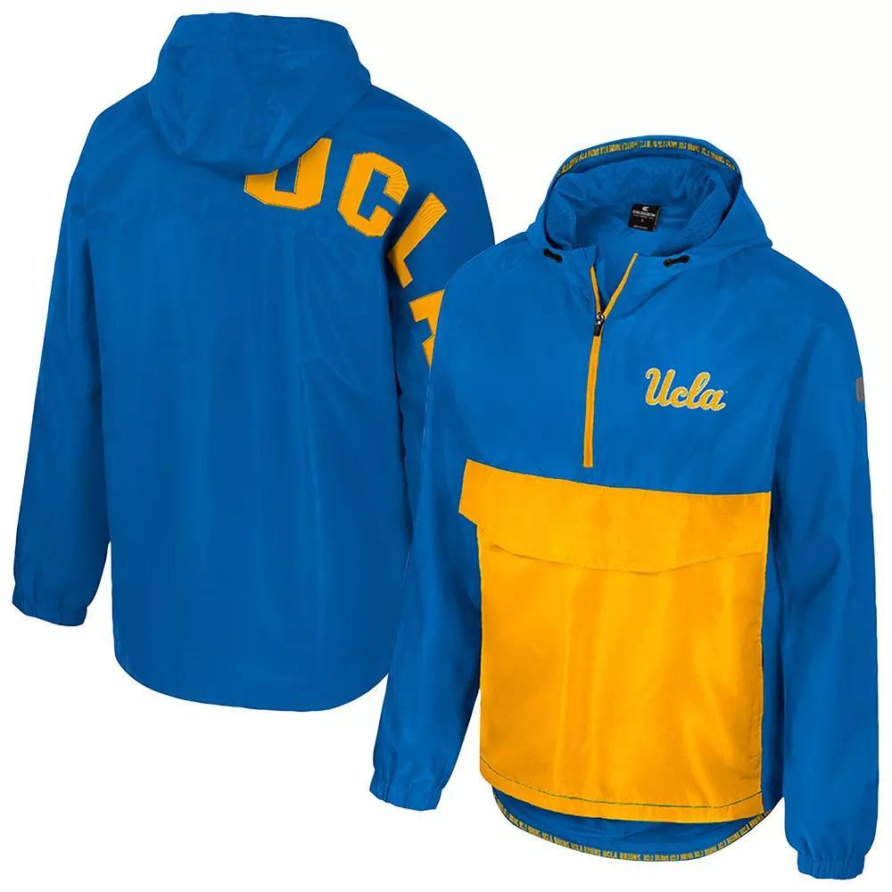 Men's Colosseum  Blue UCLA Bruins Reloaded Anorak Half-Zip Jacket, Size: Large Product Image