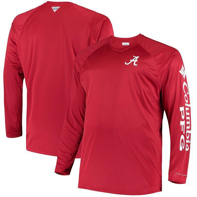 Columbia Men's Collegiate PFG Terminal Tackle Long Sleeve Shirt - Big - Alabama- Product Image