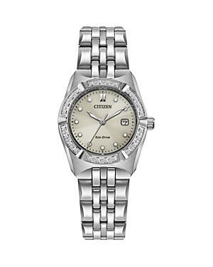 Citizen Womens Corso Diamond Multifunction Stainless Steel Bracelet Watch Product Image