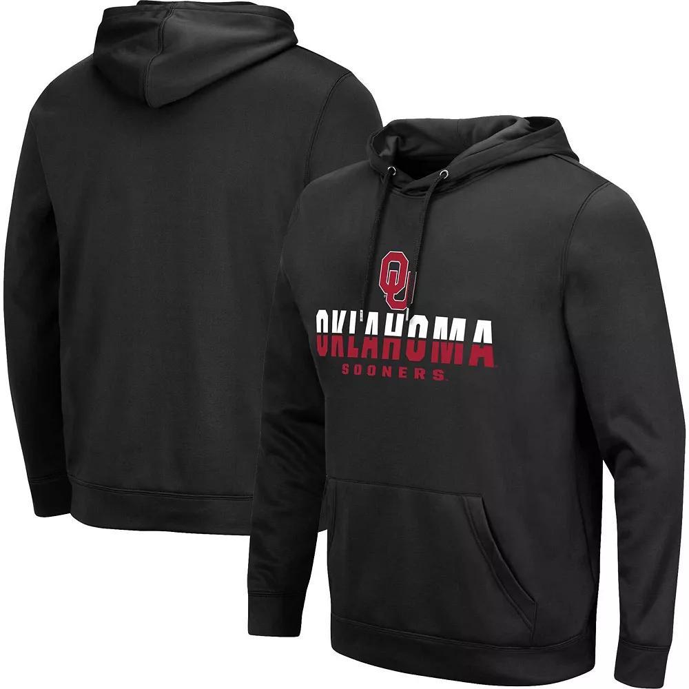 Men's Colosseum Crimson Oklahoma Sooners Lantern Pullover Hoodie,  Product Image