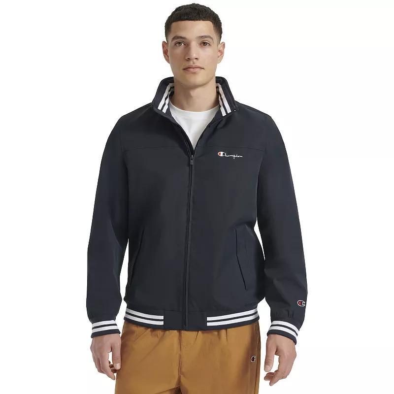 Mens Champion Performance Bomber Jacket Blue Product Image