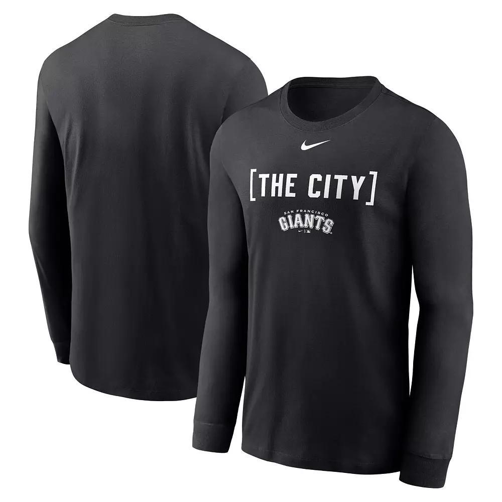 San Francisco Giants Fashion Nike Mens MLB Long-Sleeve T-Shirt | NKAC00AGIA-960 Product Image